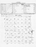 Index Map and Legend, Cass County 1957